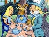 The Mad Tea Party
Approx.Size: 49.5 x 58.5cm
-SOLD-