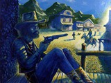 Cowboy In The Shade
Approx.Size: 74.5 x 63.5cm
£2000